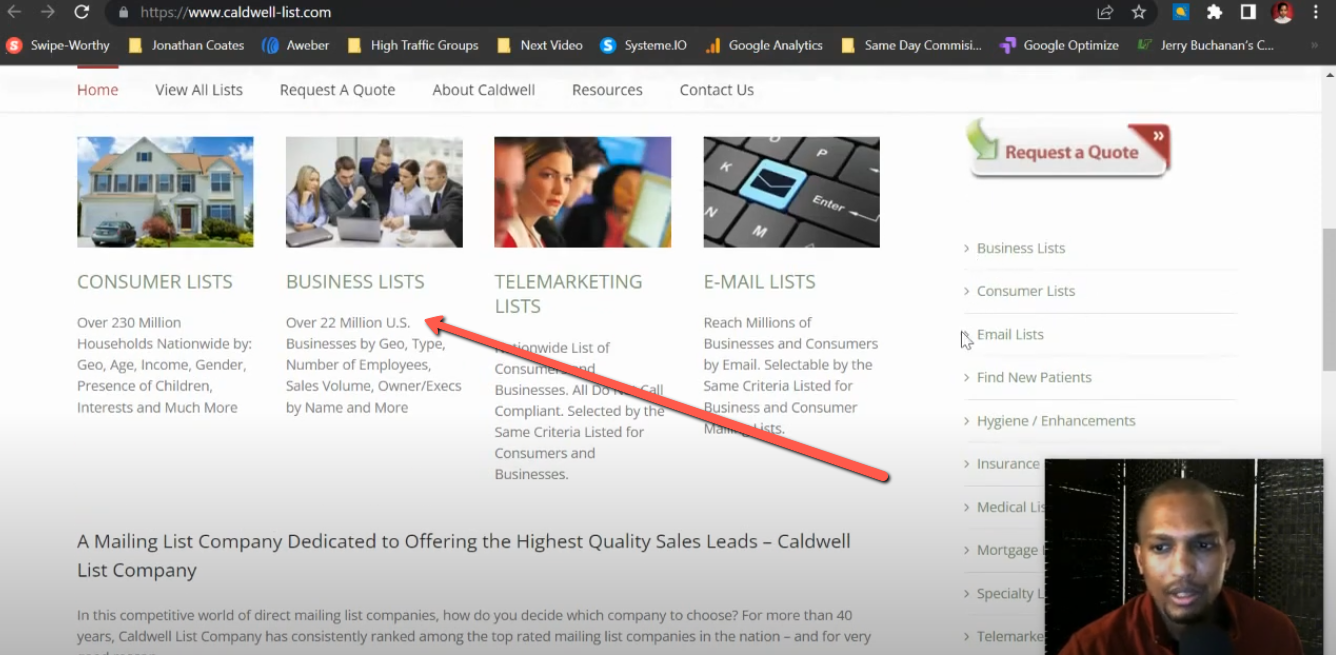 How to Get a Consistent Pool of Responsive/Buyer Leads for your Business Using List Brokers (Traffic Strategy)