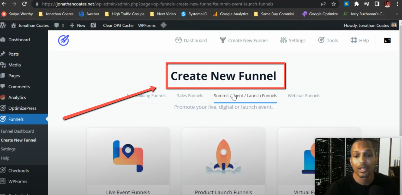 How to Create a Sales Funnel w/Checkout using Funnel Builder - Optimizepress Tutorial (Part 1)