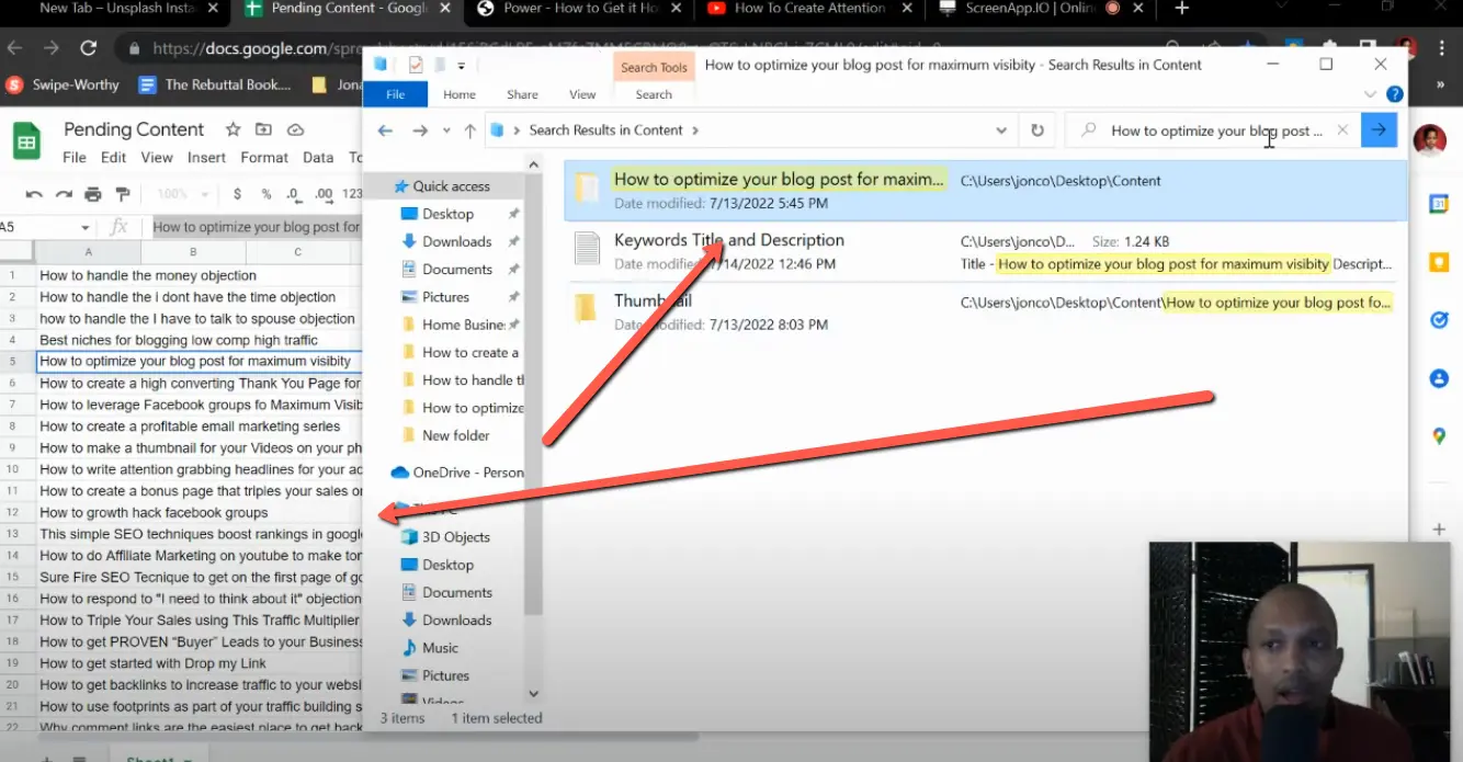 How to Plan and Organize Content as a Creator (Blogging and Youtube Strategy)