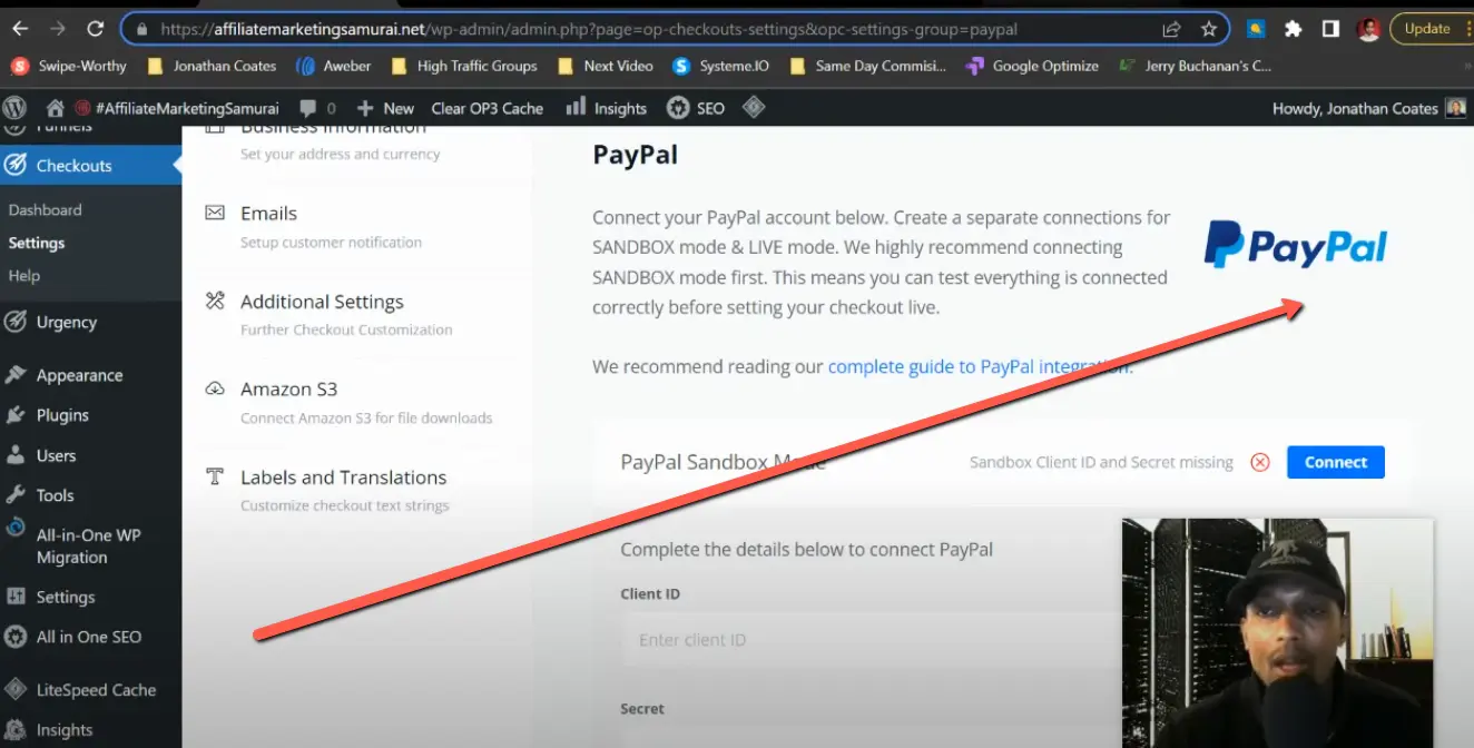 How to Create a Sales Funnel - Connect Paypal/Stripe w/ Checkout - Optimizepress Tutorial (Part 4a)