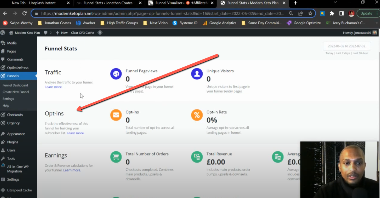 How to Create a Sales Funnel w/ Checkout using the Funnel Builder Plugin Optimizepress Tutorial - The Settings (Part 2)