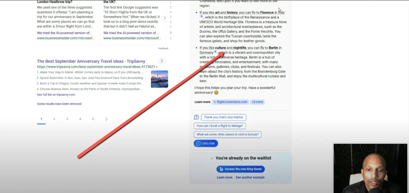 How to do Long Tail Keyword Research w/ 'The New Bing' GPT-4 Integration Edge vs. Chrome Bard AI Pre-launch