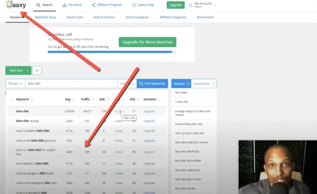 How to Use Jaaxy Keyword Tool & the 'Red Light Green Light Method' to Create Feeder Sites & Implement 'The Golden Sequence'