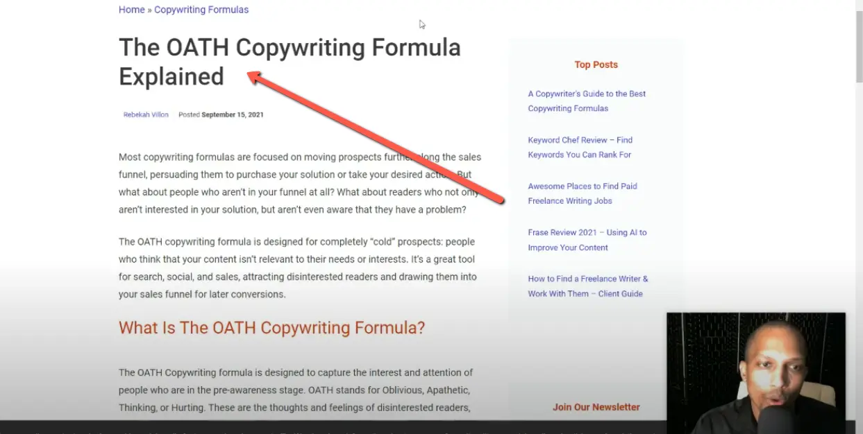How to Craft Audience-Specific - Tailored Copy using the OATH Formula's Reader-Focused Methodology