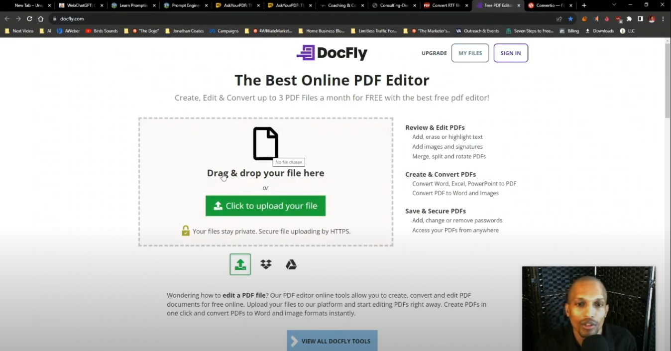 How to Create a 'Fillable' Consultation Application (PDF) & use AI to do "Conversational Analysis"
