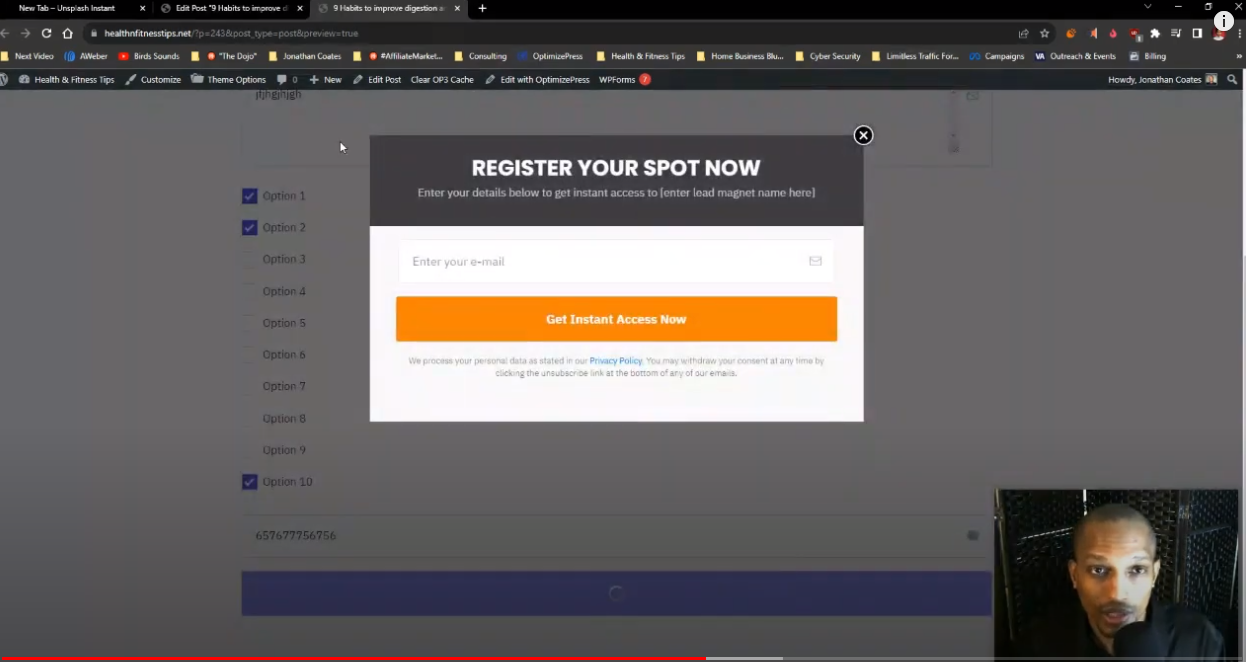How to Create a Contact Form for Your Website in 10 Minutes using Optimize Press