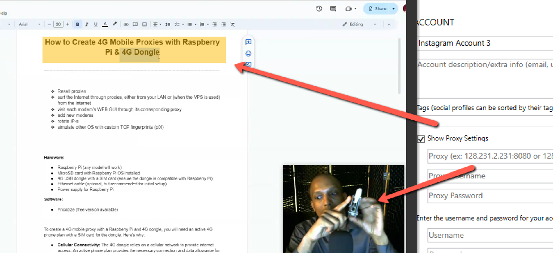 How to create 4G Mobile Proxies for Automation w/ Raspberry Pi, 4g Dongles, Sim Cards, & 2 Phones
