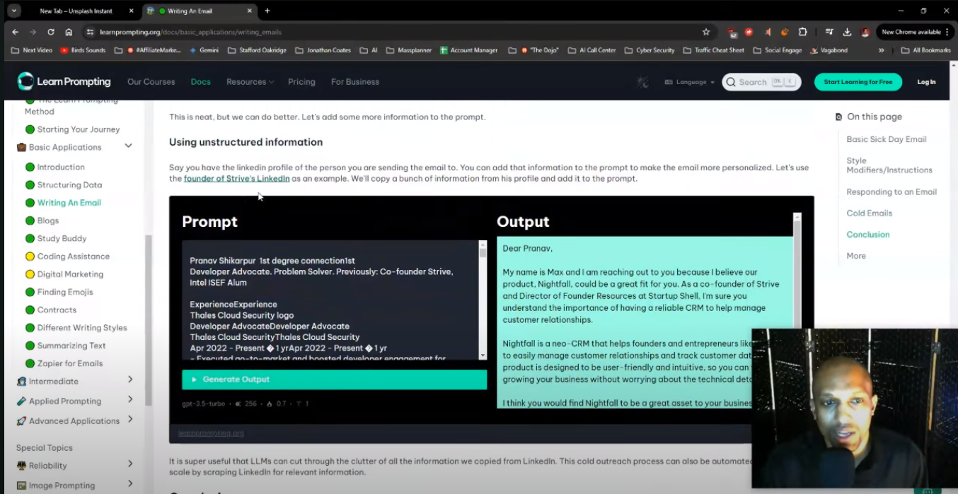 How to Master Prompt Engineering for Cold Outreach, Marketing & Email Efficiency using any LLM