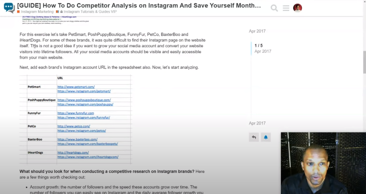 How to do Competitor Analysis on Instagram