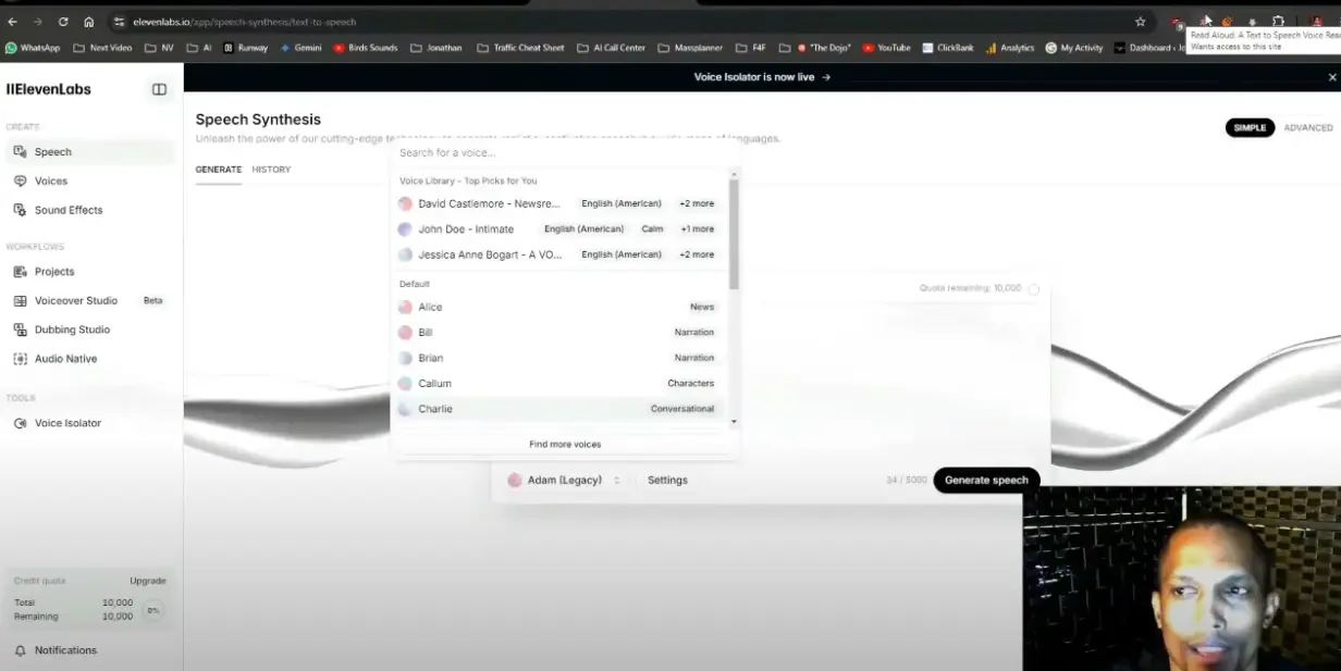 How to Use Eleven Labs AI Tools like Text-to-Speech, Custom Voice Creation, Dubbing & Translations